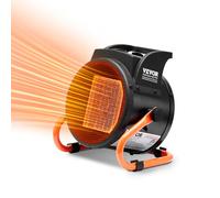 VEVOR Riscaldatore per Serra, Riscaldamento Rapido PTC 2000 W Ventola Riscaldatore Elettrico Portatile di Piccole Dimensioni, Protezione da Surriscaldamento, a 3 Velocità, per Serra, Stanza dei Fiori