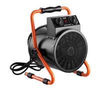 VEVOR Riscaldatore per Serra Stufa Elettrica 2000 W con Ventola IPX4, Modalità Calore Alto, Angolo Regolabile 25°, Protezione da Surriscaldamento, per Grow Tent, Piccola Serra e Stanza per Piante