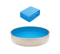 VEVOR Rivestimento per Piscina Rotonda per Piscina Diametro 15 Piedi, Rivestimento Protezione per Pareti di Piscine Fuori Terra 47 Pollici Stile Unibead, Rivestimento Piscina in Materiale Vinile
