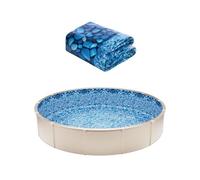 VEVOR Rivestimento per Piscina Rotonda per Piscina Diametro 21 Piedi, Rivestimento Protezione per Pareti di Piscine Fuori Terra 54 Pollici Stile Sovrapposto, Rivestimento Piscina in Materiale Vinile