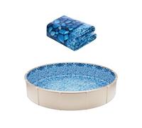 VEVOR Rivestimento per Piscina Rotonda per Piscina Diametro 21 Piedi, Rivestimento Protezione per Pareti di Piscine Fuori Terra 52 Pollici Stile Unibead, Rivestimento Piscina in Materiale Vinile