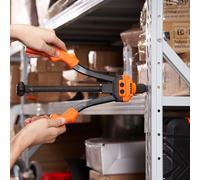 VEVOR Rivettatrice Manuale per Inserti Filettati 35 cm 7 Mandrini per Fai-da-te