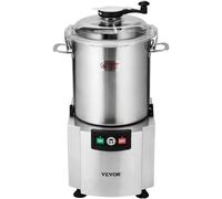 VEVOR Robot da Cucina e Tritatutto per Verdure, Robot da Cucina in Acciaio Inox per Uso Alimentare da 18 L con Lama Curva a S e Raschietto, Multifunzionale per Tritare Verdure, Frutta, Cereali, Noci