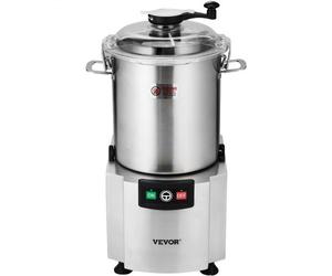 VEVOR Robot da Cucina e Tritatutto per Verdure, Robot da Cucina in Acciaio Inox per Uso Alimentare da 18 L con Lama Curva a S e Raschietto, Multifunzionale per Tritare Verdure, Frutta, Cereali, Noci