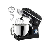 VEVOR Robot da Cucina Impastatrice 1400 W 7,84 L Robot da Cucina con Testa Inclinabile Ciotola in Acciaio Inossidabile Gancio per Impastare Frusta Raschietto, Robot da Cucina Domestico per Mescolare