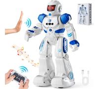 VEVOR Robot Giocattolo per Bambini, Telecomando Programmabile, Robot Intelligente RC, Funzioni Camminata, Canto, Danza, Interattivo, Gesti, Robot Giocattolo Controllo Remoto Programmabile per Bambini