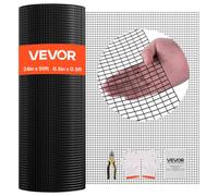 VEVOR Rotolo di Rete Metallica per Recinzione 0,61 x 15,2 m, Recinzione in Filo di Acciaio Zincato da 1,06 mm per Bovini, Suini e Pecore, per Recinti per Animali, Filo per Gabbie, Giardino