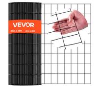 VEVOR Rotolo di Rete Metallica per Recinzione 0,61 x 7,62 m, Recinzione in Filo di Acciaio Zincato da 1,52 mm per Pollame Recinzione per Animali, Filo per Gabbie da Giardino