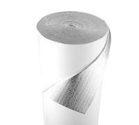VEVOR Rotolo Isolante Riflettente, Barriera Radiante con Anima in Schiuma EPE e Foglio di Alluminio, Spessore 3 mm, 76,2 x 1,22 m, Scudo Riflettente del Calore, Rotolo Isolante Termico per Porte