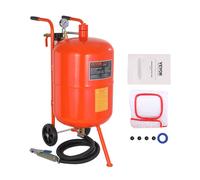 VEVOR Sabbiatrice ad Alta Pressione Capacità Serbatoio 75,7L 60-110PSI 4 Ugelli