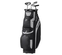 VEVOR Sacca da Golf con Divisori Organizzatori a 14 Vie, Sacca da Golf Premium 915 mm 13 Tasche, Sacca da Golf Resistente con Manici, Copertura Antipolvere e Cinghie Staccabili Tasche Multiple Nero