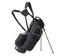 VEVOR Sacca da Golf con Divisorio Organizzatore a 14 Vie, Sacca da Golf Premium 890 mm con 11 Tasche Supporto, Borsa Resistente Manici, Copertura Antipolvere Doppia Tracolla Staccabile, Nero Bianco