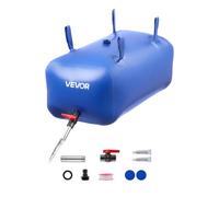 VEVOR Sacca di Stoccaggio dell'Acqua, Capacità 113 L, Contenitore per Acque Dolci Portatile, Serbatoio di Stoccaggio di Emergenza per Acque in PVC a Prova di Perdite e Antistrappo per Camper