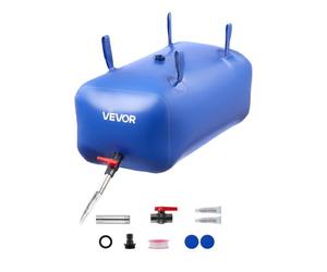 VEVOR Sacca di Stoccaggio dell'Acqua, Capacità 113 L, Contenitore per Acque Dolci Portatile, Serbatoio di Stoccaggio di Emergenza per Acque in PVC a Prova di Perdite e Antistrappo per Camper