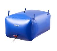 VEVOR Sacca di Stoccaggio dell'Acqua, Capacità 400 L, Contenitore per Acque Dolci Portatile, Serbatoio di Stoccaggio di Emergenza per Acque in PVC a Prova di Perdite e Antistrappo per Camper