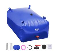 VEVOR Sacca di Stoccaggio dell'Acqua da 400 L, Serbatoio Acqua per Camper, Contenitori Stoccaggio Acqua Pieghevoli, Sacca Acqua Dolce di Grande Capacità,Portatile, Materiali Ignifughi, Campeggio Blu