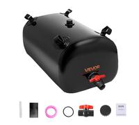 VEVOR Sacca di Stoccaggio dell'Acqua, Serbatoio di Stoccaggio dell'Acqua da 113 L, Sacca Morbida Ispessita, Pieghevole e Portatile per Irrigazione del Giardino, Campeggio, Camper, Nero