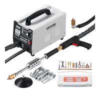VEVOR Saldatore a Punti, Kit di Riparazione Ammaccature con Saldatore per Prigionieri 1,8 KW, con Saldatura a Punti Automatica Manuale e 7 modalità, Estrattore per Ammaccature, per Auto e Camion