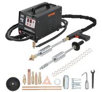 VEVOR Saldatrice a Punti Dent Puller, 3500A, Cavo in Rame Puro, Radiatore Efficiente, 2 Pistole per Saldatura, 7 modalità Disponibili, Saldatura a Induzione Automatica, Aspirazione a Vuoto 180 kg