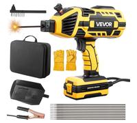 VEVOR Saldatrice ad Arco Portatile da 20 a 120 A con Regolazione della Corrente a 5 Livelli Inverter IGBT, Saldatrice a Elettrodo con Funzione di Avvio a Caldo, per Barre Saldatura da 1,6 mm a 3,2 mm