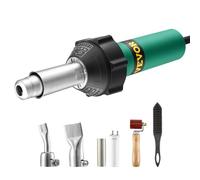 VEVOR Saldatrice ad Aria calda per Plastica 330 x 95 x 56 mm Pistola ad Aria Calda da 1600 W Pistola Termica per Saldatura in Vinile 50°C-600°C Kit per Saldatura di Coperture in Plastica 5 Accessori
