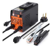VEVOR Saldatrice ad Elettrodo 220V, Saldatrice TIG ARC/Lift 160A con Ampio Display a LED, Saldatrice ad Elettrodo Portatile con Hot Start Arc Force Anti-Stick VRD, Saldatrice ad Arco MMA, Saldatura