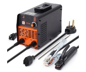 VEVOR Saldatrice ad Elettrodo 220V, Saldatrice TIG ARC/Lift 200A con Ampio Display a LED, Saldatrice ad Elettrodo Portatile 2 in 1 con Hot Start Arc Force Anti-Stick VRD, Saldatore ad Arco MMA