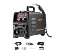 VEVOR Saldatrice MIG 130 A 3 in 1 con Filo MIG Animato Senza Gas MMA Lift TIG
