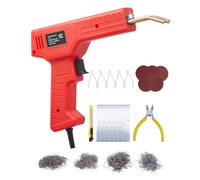 VEVOR Saldatrice per Plastica, Saldatura in Plastica 100 W con 800 Punti Caldi,Kit di Riparazione per Paraurti in Plastica per Auto con Luce LED per Kayak, Giocattoli, Riparazione Crepe in Plastica