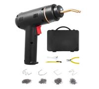 VEVOR Saldatrice per Plastica Senza Fili 120 W con 400 Pezzi di 4 Tipi di Punti Metallici Caldi, Kit per Saldatura a Punti Metallici Caldi Ricaricabile, Kit Riparazione Paraurti per Kayak, Giocattoli