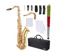 VEVOR Kit Sassofono Tenore in Ottone Si Bemolle per Principianti con Accessori
