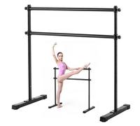 VEVOR Sbarra da Danza Classica, Doppia Sbarre da Danza per Stretching Classica Indipendenti, da Palestra Anti-Oscillazione Regolabile in Altezza, Allenamento di Equilibrio, 1315 x 678 x 1230 mm