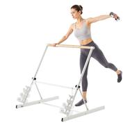 VEVOR Sbarra da Danza Classica, Stretching e Danza Classica Pieghevoli e Indipendente, Attrezzatura da Palestra e Regolabile in Altezza, per Allenamento di Pilate 1048 x 870 x 950 mm