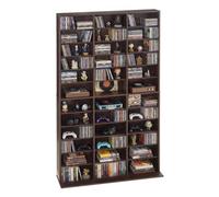 VEVOR Scaffale Porta CD Riviste Libri Giochi 12 Ripiani, Mobile Contenitore Multimediale Libreria per Collezioni Ripiani Regolabile Organizer per Collezionismo Uffcio Soggiorno Salotto Camera da Letto