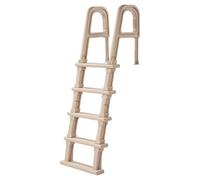 VEVOR Scala per Piscina, Capacità Carico 136 kg Scala Inclinata a 5 Gradini con Doppio Corrimano, Gradino Antiscivolo Resistente, per Piscine Interrate e Fuori Terra di Qualsiasi Superficie del Ponte