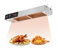 VEVOR Scalda Patatine Fritte Luce 750W in Acciaio Inox Luce Riscaldante 40-50 ℃