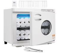 VEVOR Scaldasalviette Armadietto Sterilizzatore 23L con Luce UV 2 Ripiani con Griglia in Acciaio Inox, Scaldasalviette Riscaldamento per Asciugamani Armadietto da Spa Salone di Bellezza Bagno Hotel