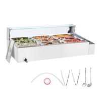 VEVOR SC-TC-319 scaldavivande Commerciale, Acciaio Inossidabile