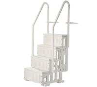 VEVOR Scaletta per Piscina a 4 Gradini con Doppi Corrimano Supporta 181,4 kg