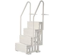 VEVOR Scaletta per Piscina a 4 Gradini con Doppi Corrimano Supporta 181,4 kg