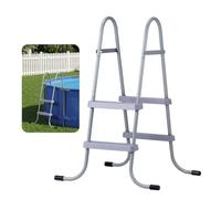 VEVOR Scaletta per Piscine Fuori Terra, Scala di Sicurezza per Piscine a 2 Gradini con Struttura ad A, Altezza 83,8 cm, Telaio in Acciaio, Gradini Antiscivolo, Portata 136 kg, Installazione Facile