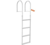 VEVOR Scaletta per pontile da piscina in alluminio rimovibile carico 226kg