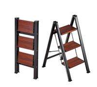 VEVOR Scaletta Pieghevole Salvaspazio con 3 Gradini con Ampio Pedale Antiscivolo e Comoda Impugnatura, Supporto per Piante in Alluminio Portatile e Leggero con Capacità di 150 kg, Multiuso per Adulti