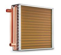 VEVOR Scambiatore di Calore Acqua-Aria 40,64 x 40,64 cm 3 Ranghi 242 Alette