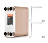 VEVOR Scambiatore di Calorea 100 Piastre 127x305 mm Acciaio Inox 316 L Brasato