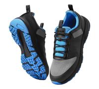 VEVOR Scarpe da Allenamento Trasversale, Scarpa da Ginnastica, Scarpe con Punta Larga, Supporto per l'Arco Plantare e Lacci Regolabili, Scarpa Allenamento, Taglia US 12, Nero, Larghezza W