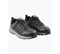 VEVOR Scarpe con Punta in Acciaio, Taglia USA 11,5 Larghe, Scarpe Lavoro Sportive di Sicurezza con Punta Ammortizzata da Uomo, Scarpe Ginnastica di Sicurezza Indistruttibili Leggere Traspiranti Nere