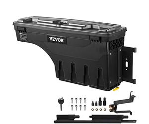VEVOR Scatola di Immagazzinaggio per Auto, Capacità Massima 6,6 Galloni Cassetta degli Attrezzi del Camioncino ABS e Acciaio al Carbonio, Adatta a Chevrolet Silverado 1500 GMC Sierra 1500 2019-2021