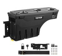 VEVOR Scatola di Immagazzinaggio per Auto Nero, Capacità Massima 6,6 Galloni Cassetta degli Attrezzi del Camioncino ABS e Acciaio al Carbonio, Adatta a Dodge Ram 1500 2019-2021, Installazione Facile