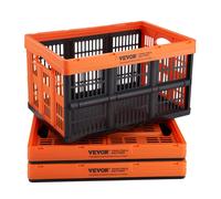 VEVOR Scatola di Stoccaggio 3 Pezzi Contenitore Portabile 45L da Campeggio Auto